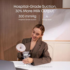 Eufy S1 Heated Wearable Breast Pump, Hands-Free Breast Pump with Industry-Leading Heatflow Tech, App-Controlled Optirhythm, Hospital-Grade Suction, Leakproof, Slim and Ultra-Quiet for In-Bra Use